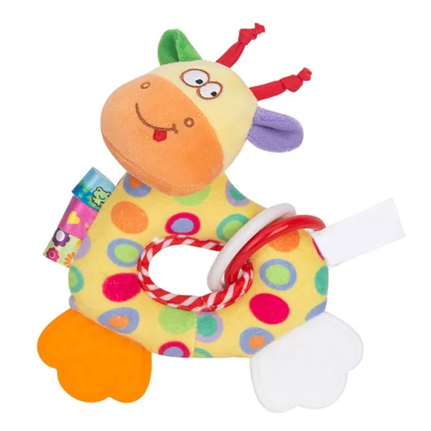 Little Angel Baby Rattles Animal (Yellow)