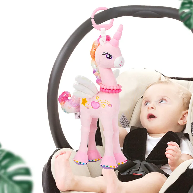 Little Angel Pink Standing Flying Horse