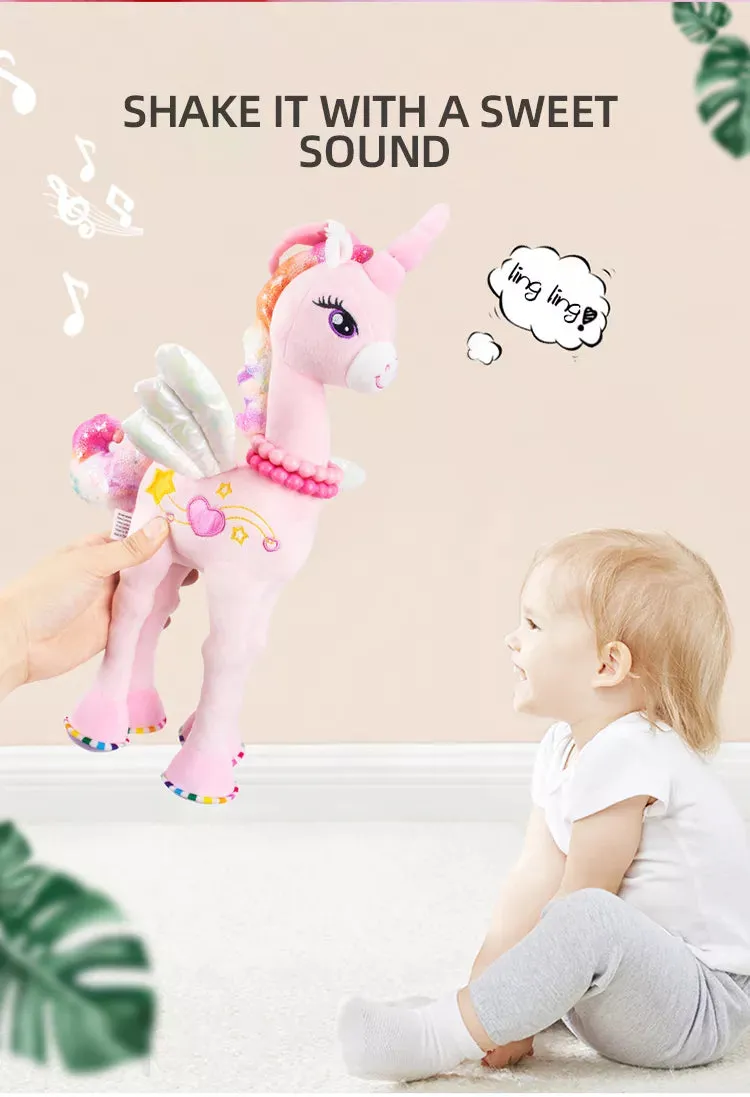Little Angel Pink Standing Flying Horse