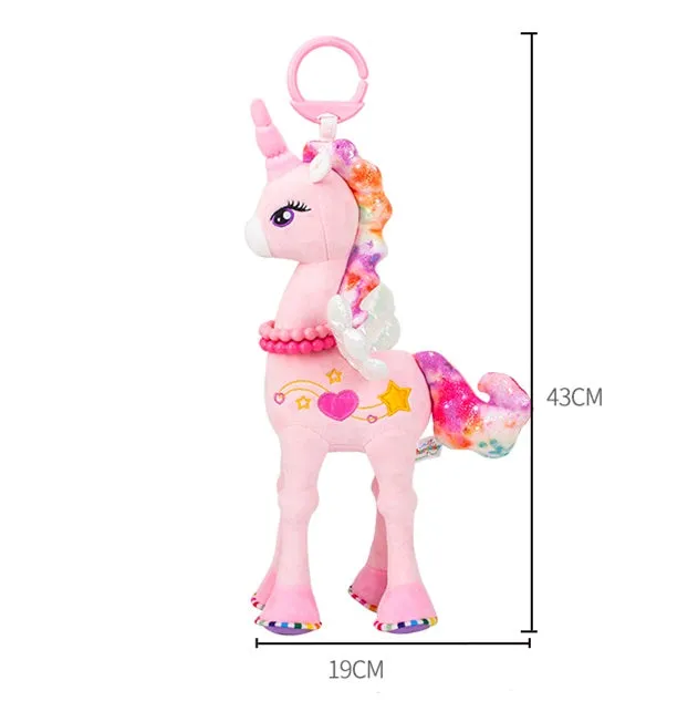 Little Angel Pink Standing Flying Horse
