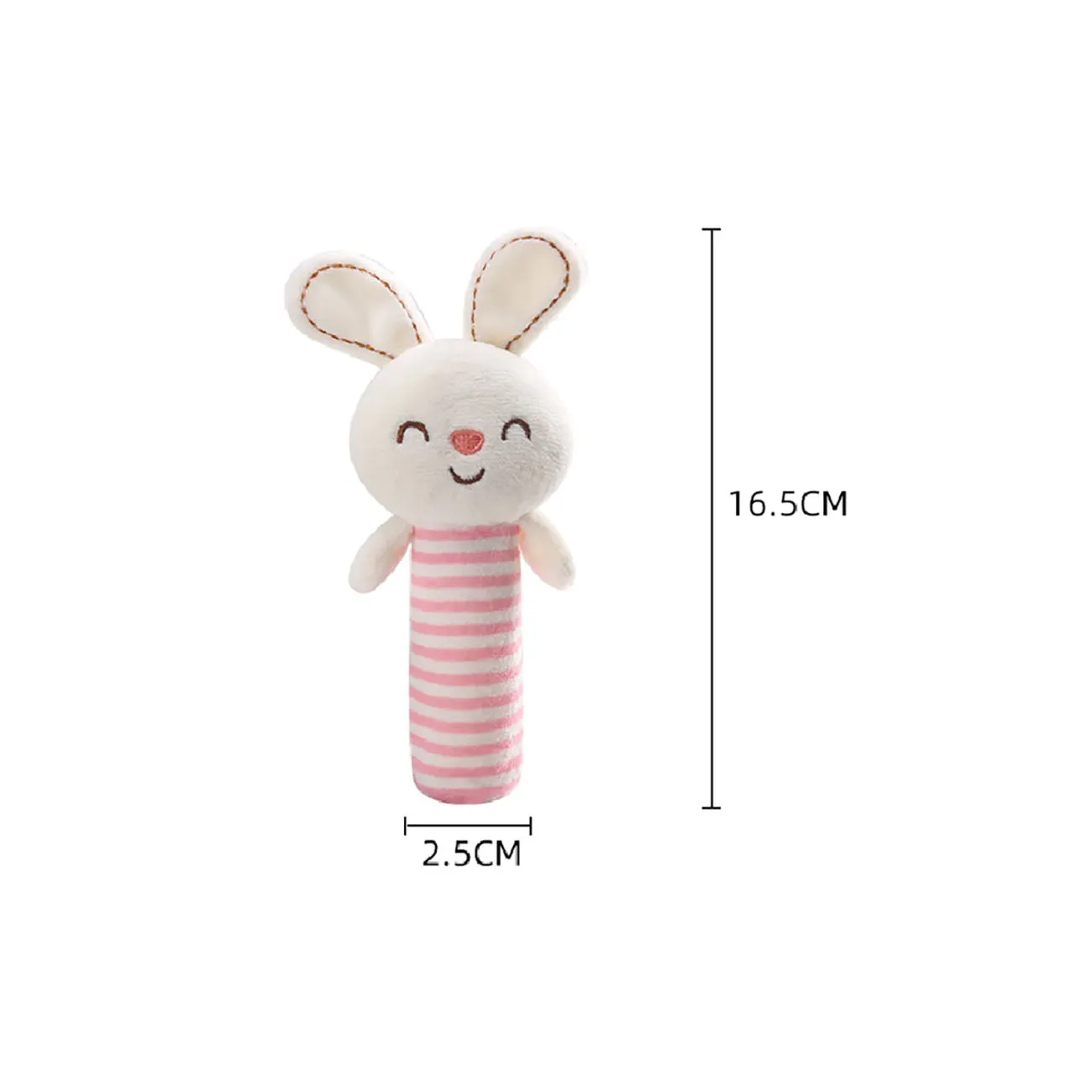 Little Angel Squeaker Bar With Rattle-Rabbit
