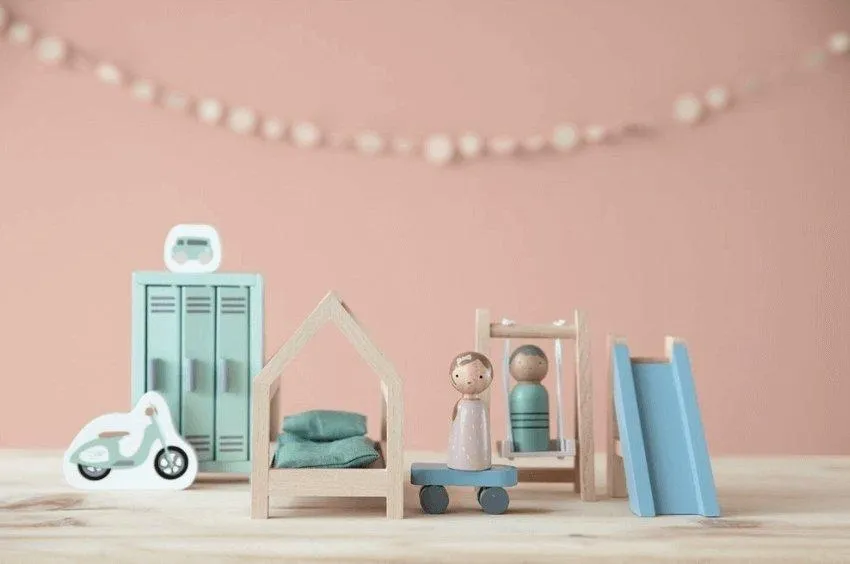 Little Dutch Doll’s house Children's Room Playset