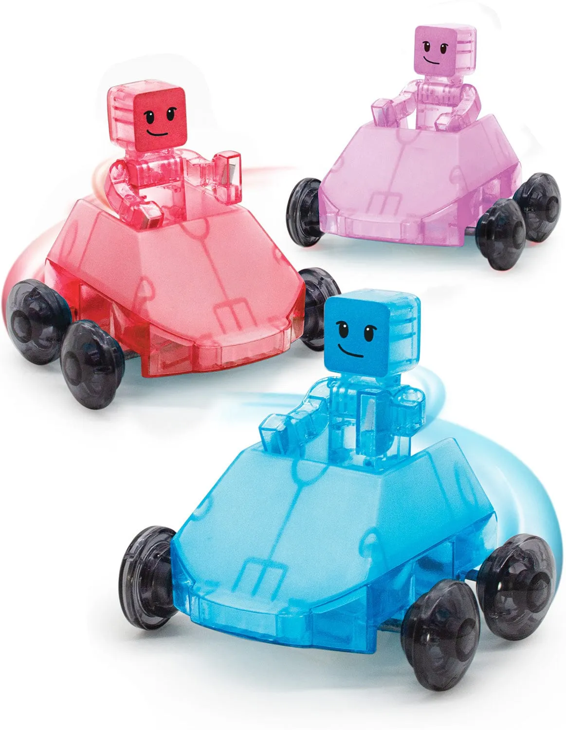 Magna Tiles Dashers 6 Piece Set - Magnetic Building Toys