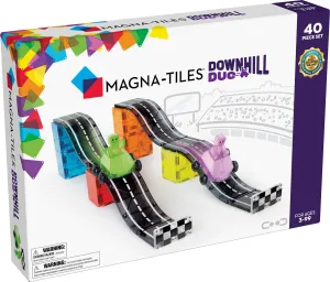 Magna Tiles Downhill Duo 40 Piece Set - Magnetic Building Toys