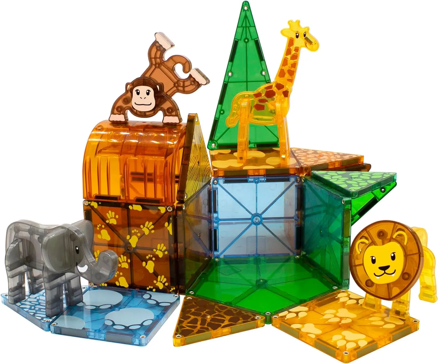 MAGNA-TILES Safari Animals - 25 Piece Set
