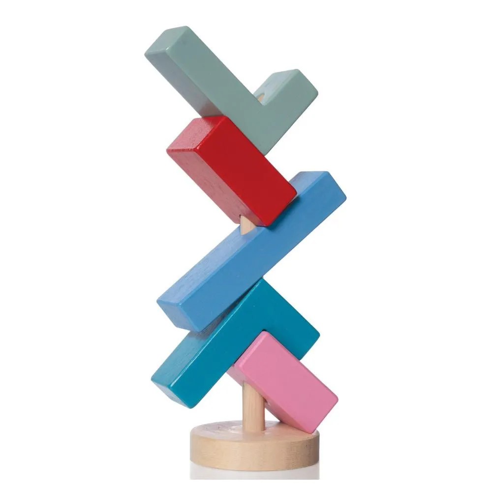 Manhattan Toy Bam Stack-a-Lacka Wood Playset