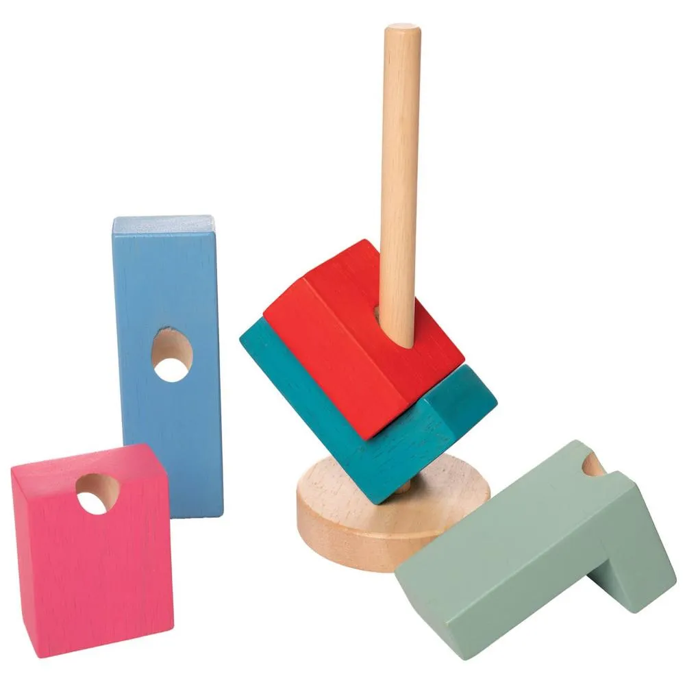 Manhattan Toy Bam Stack-a-Lacka Wood Playset