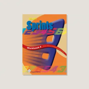 Math Sprints Workbook 4 - Permanently Out of Stock