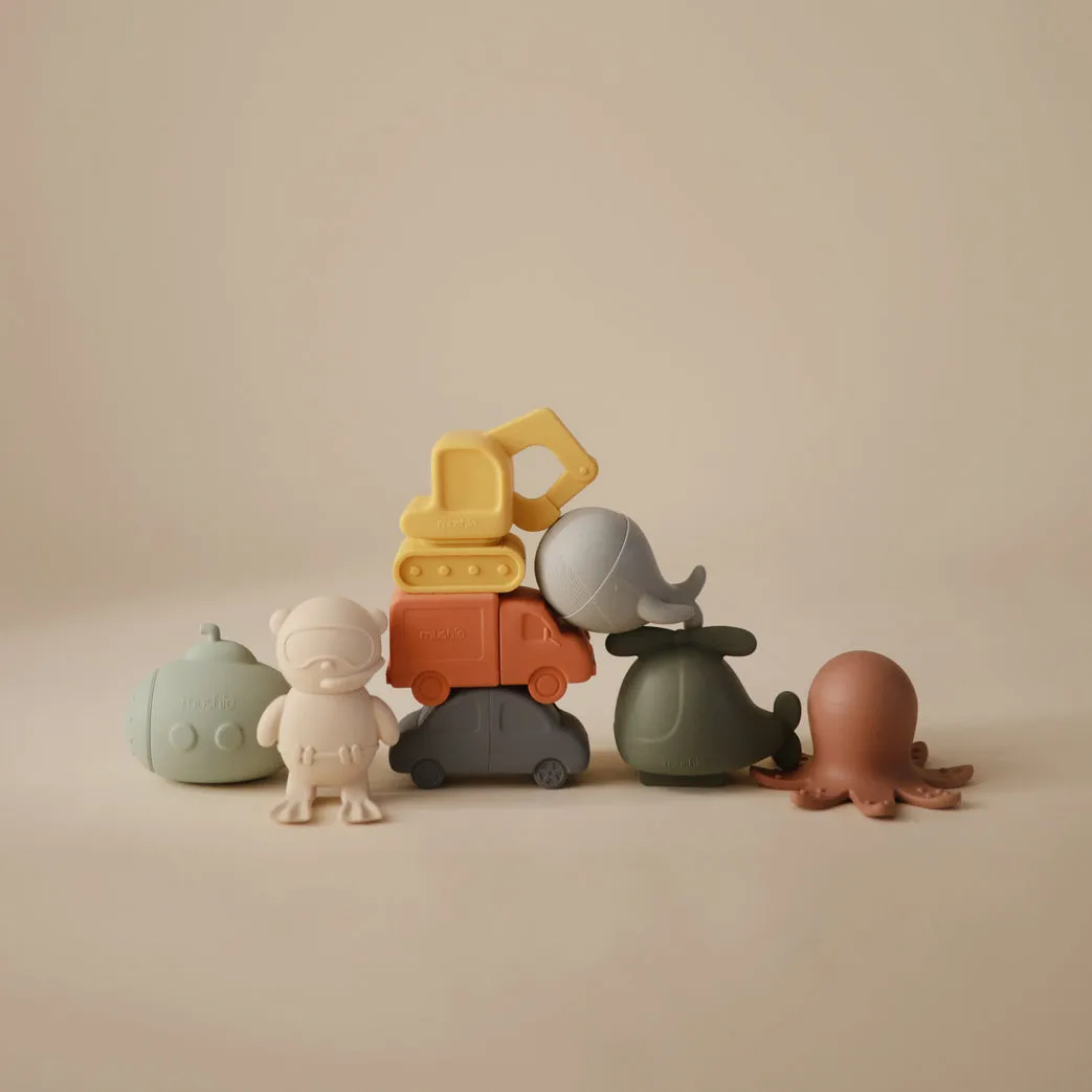 Mushie Mold Free Bath Play Sets