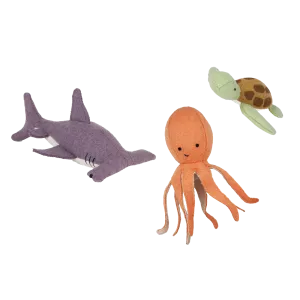 Olli Ella Holdie Folk Set - Marine Animals