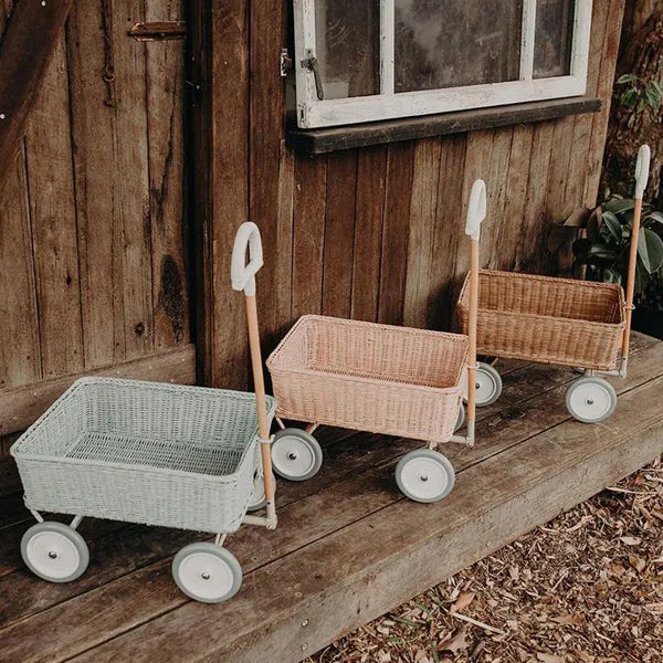 Olli Ella Rattan Wonder Wagon - Natural