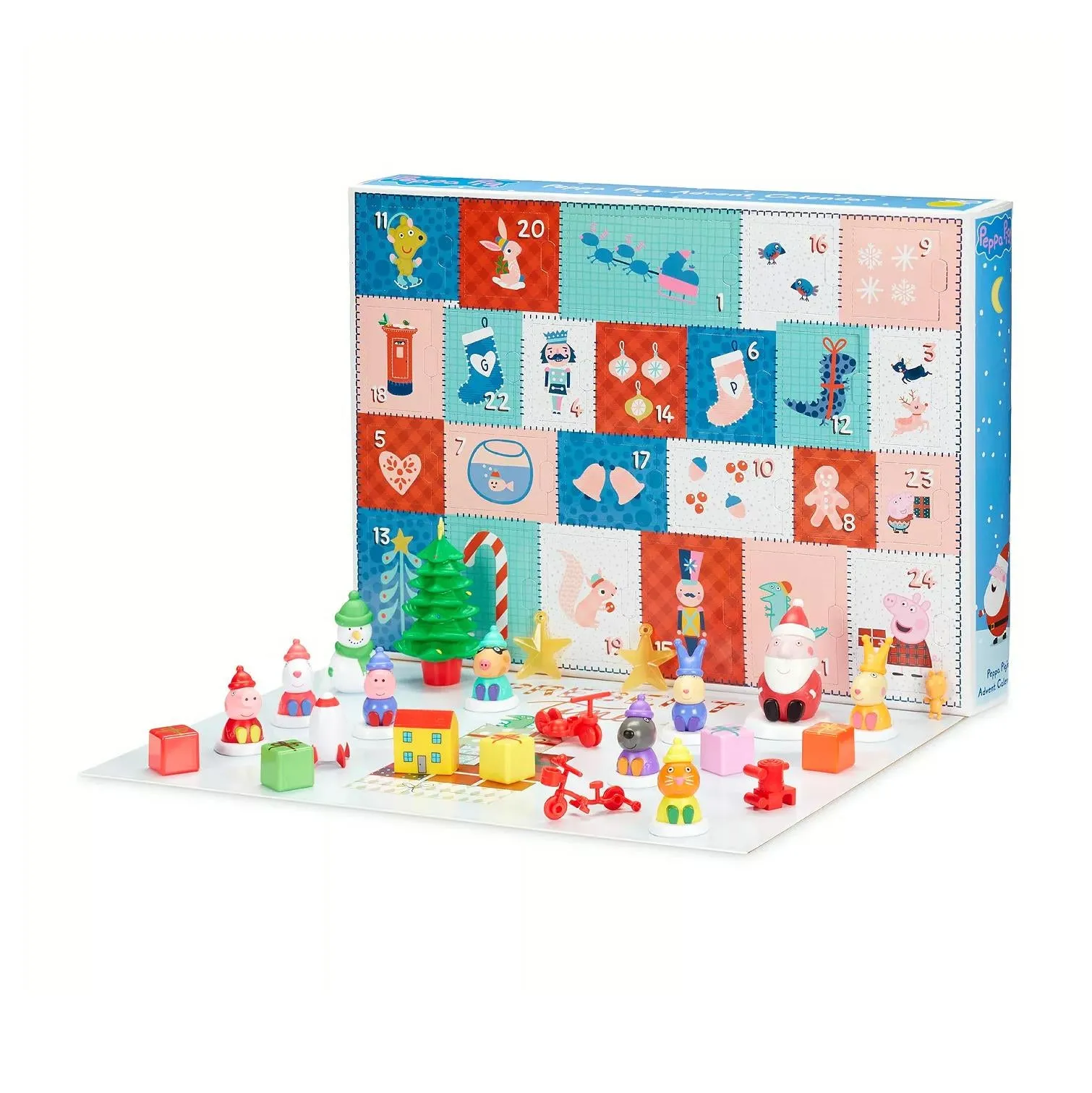 Peppa Pig Christmas Advent Calendar | Childrens Toy Figures Advent Calendar