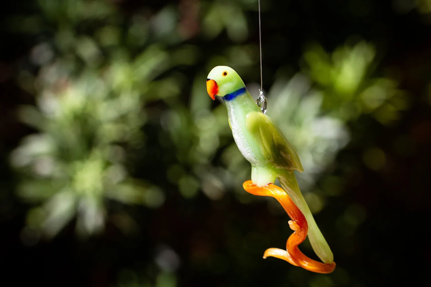 Pettie the Parrot Figurine with Cremation Ash