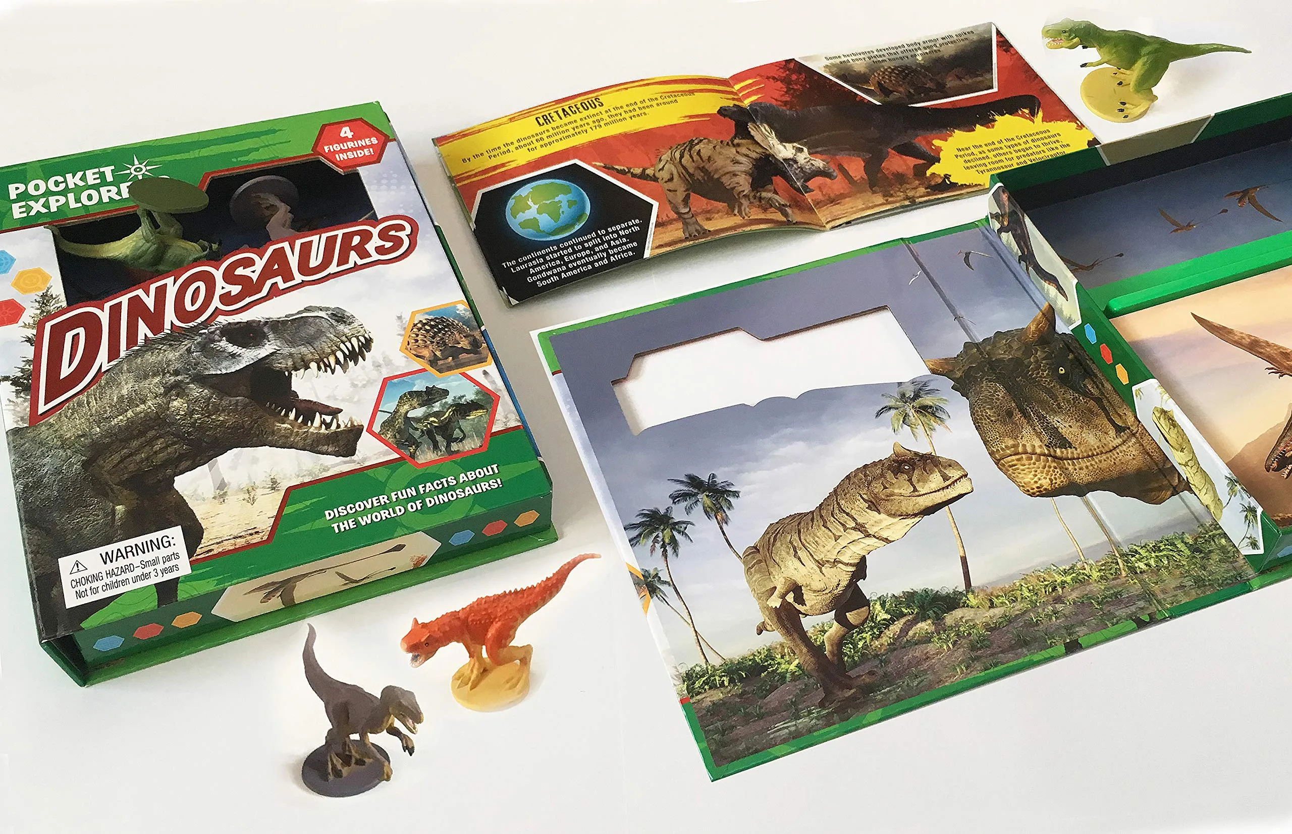 Phidal Dinosaurs Pocket Explorers Book - English