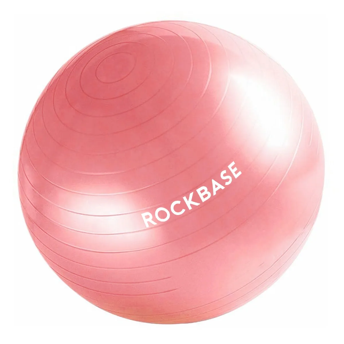 PINK 65CM ANTI BURST YOGA SWISS BALL WITH PUMP