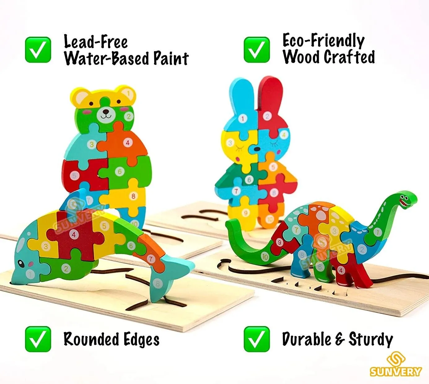 Puzzle Cartoon Children Toy Early Education