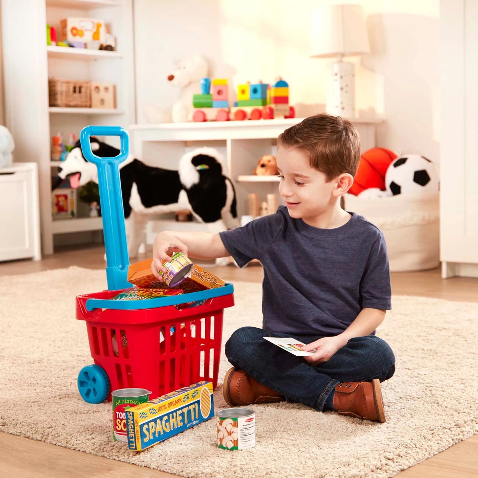 Rolling Grocery Basket