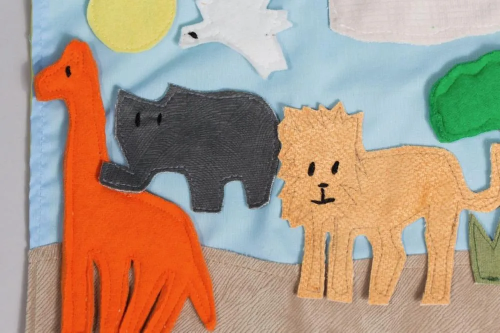 Safari Habitat Storyboard - Montessori-Inspired Toy for Creative Play and Learning