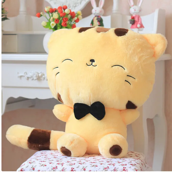 Smiling Cat Stuffed Plush