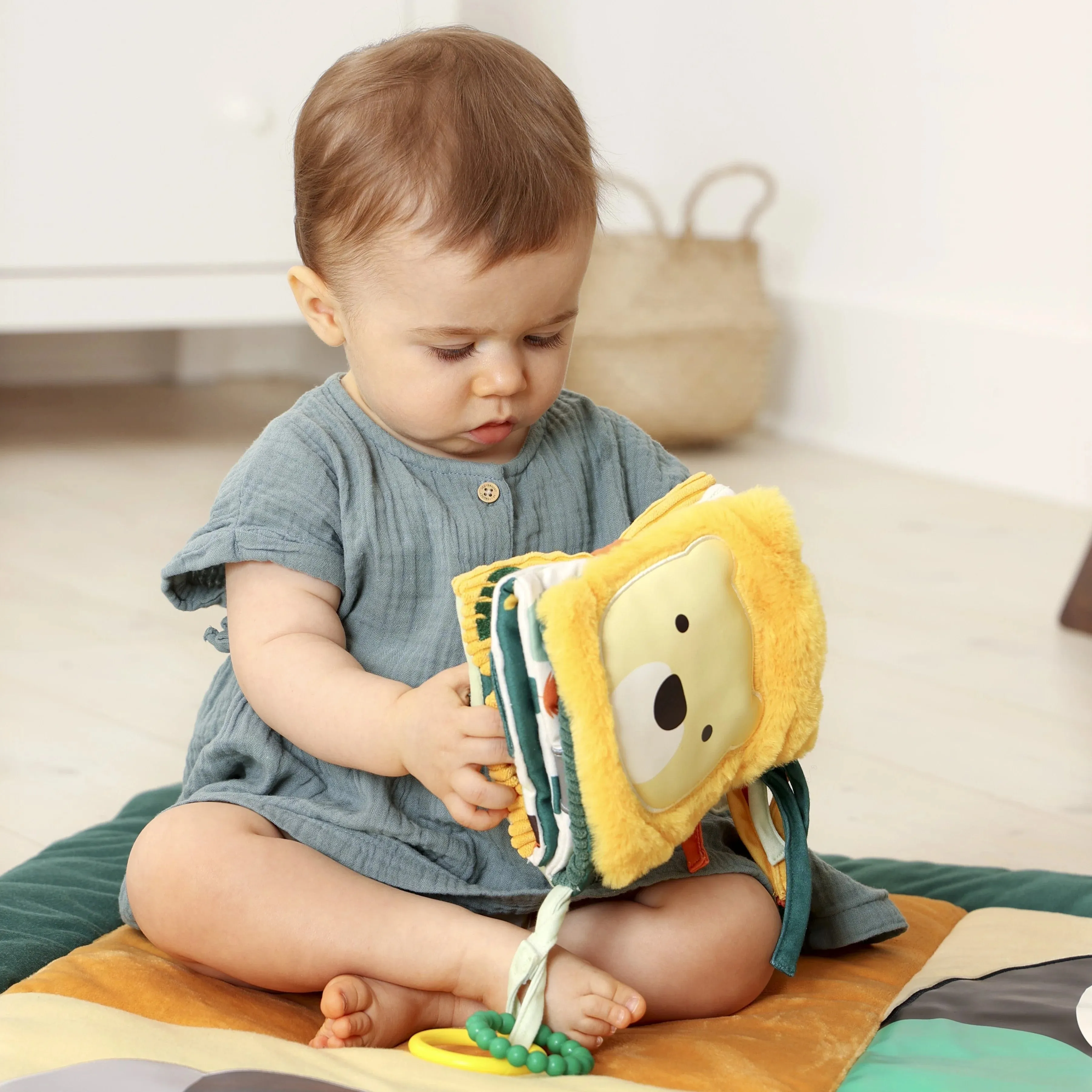 Soft 2 in 1 Sensory Unfoldable Activity Book  - Jungle