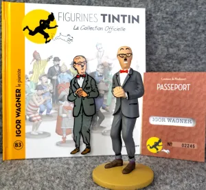 Tintin Figurine Officielle # 83 Igor Wagner: Castafiore Emerald Herge model Moulinsart Figure