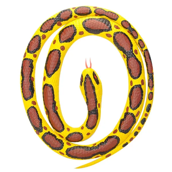 Wild Republic Rubber Snake Burmese Python 46"
