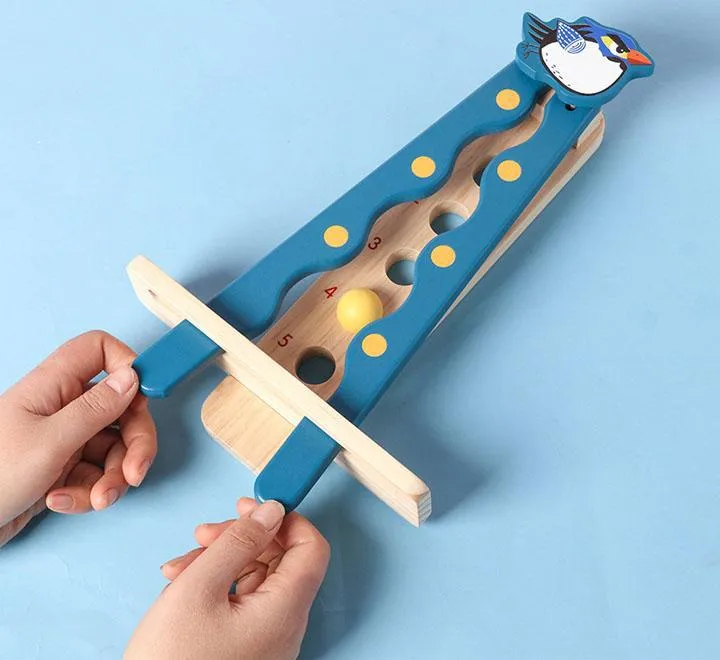 Wooden Roll Ball Game