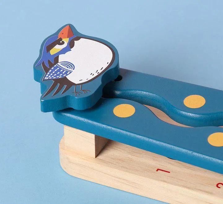 Wooden Roll Ball Game