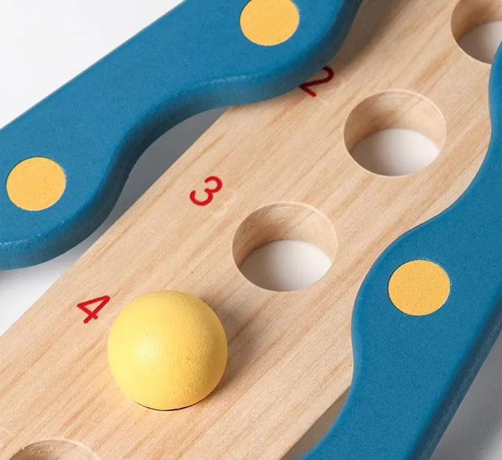 Wooden Roll Ball Game