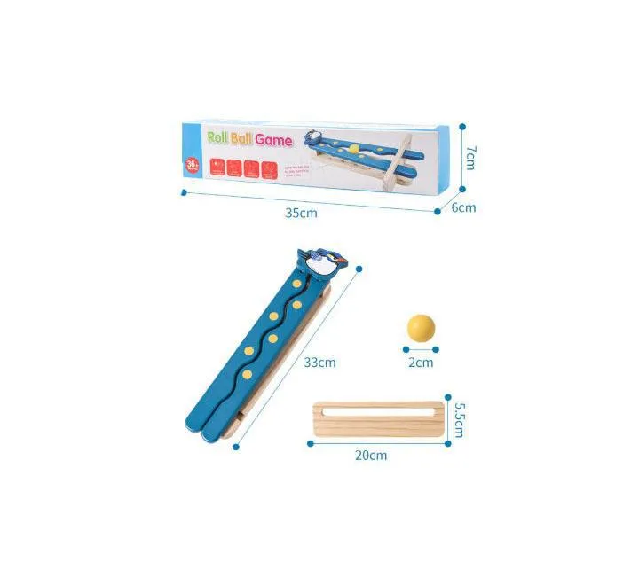 Wooden Roll Ball Game